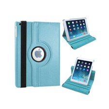 HOUSSE ETUI COQUE SUPPORT ROTATIF 360 IPAD AIR 9.7 2018 6EME GENERATION BLEU