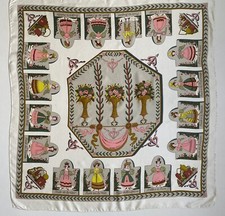 Carré en soie HERMES vintage