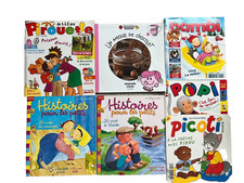 Lot 7 French magazines petits enfants Toupie Bambi Picoti Popi  babies