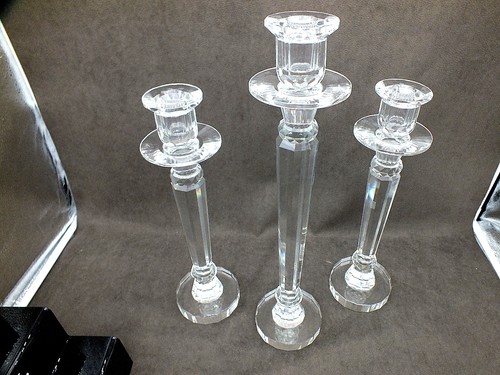 Superbe trio bougeoirs en - trio, de