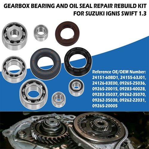 Gearbox bearing and oil - oil, seal