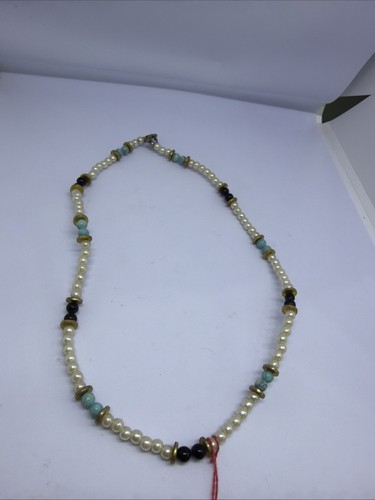 Collier fantaisie perles - collier,