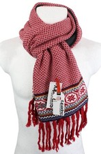 Superdry Nordic Long Écharpe Homme Taille Unique Laine Angora Mélange Extensible