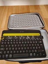 Clavier Logitech K480 Bluetooth AZERTY – Noir/jaune neuf avec sacoche dure
