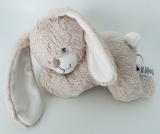 6193?25cm Doudou Peluche Musical TEX BABY Lapin Rabbit Beige