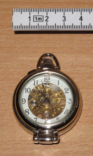 Montre poche squelette - de,