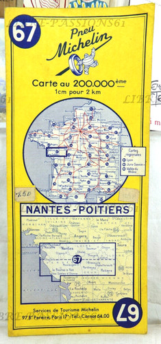 Carte routière michelin - carte,