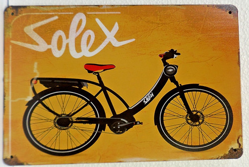Plaque metal vintage - plaque,