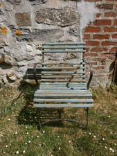 siège de jardin ,chaise ,  banc ancien 19eme