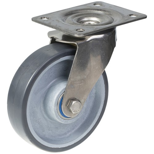 Roulette pivotante acier - roulette,
