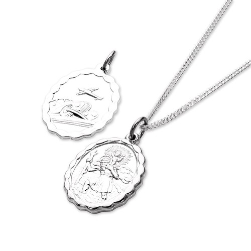 Collier pendentif médaille - collier,