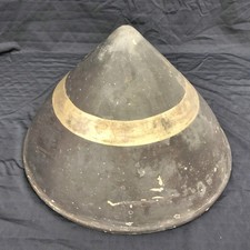 Ancien Japonais Jingasa Jinkasa Samurai Casque Chapeau Yoroi Kabuto Edo Hauteur