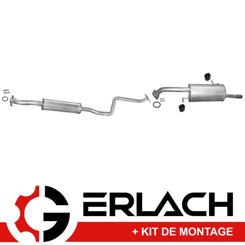 Echappement silencieux pour