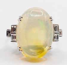 Bague cocktail vintage or