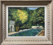 Antique Original Landscape Oil