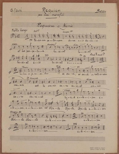 Gabriel faure requiem kyrie - gabriel,