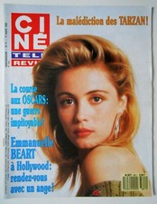 ►CINE REVUE 11/1988- EMMANUELLE BEART- SABRINA SALERNO-JEANE MANSON-ANNIE LENNOX