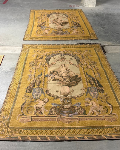 Paire tapisserie ancienne - paire, de