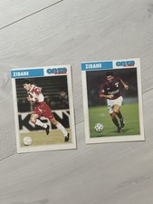 ZIDANE FICHE ONZE MONDIAL FRANCE FRENCH Aout 1991  Et 1995 Football Soccer