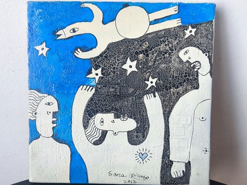 Sara picazo peinture signée - sara,