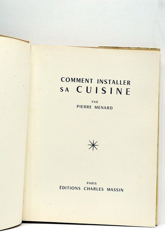 Livre ancien menard comment - livre,