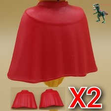 X2 Playmobil cape rouge