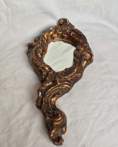 Miroir ancien ceramique - ancien,
