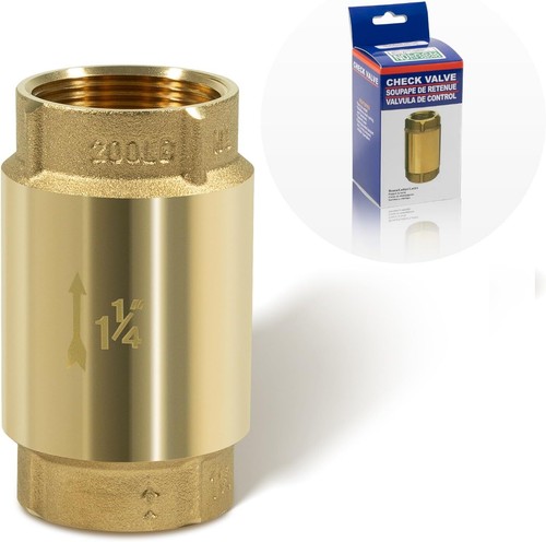 Npt brass check valve - 1/4",