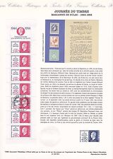 Document Philatélique 1er Jour : 01 1994 - Journée du Timbre Carnet