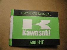 1975 Kawasaki 500 H1F Owner's