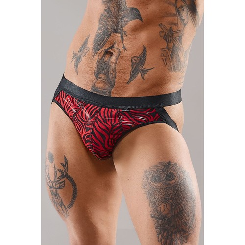 Jockstrap tulle zébré - en,