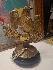 Rare Plaque De Shako Étendard