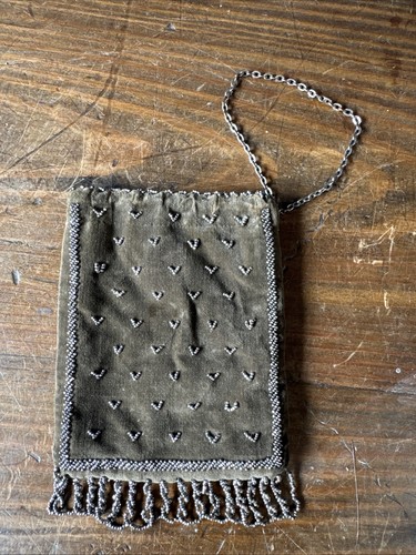 Ancien réticule sac de - /,