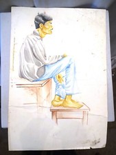 Vintage Croquis Peinture