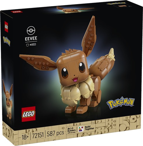 Lego 72151 pokémon évoli - lego,