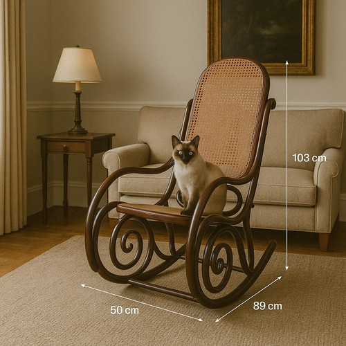 Chaise bascule ancienne style - bascule,