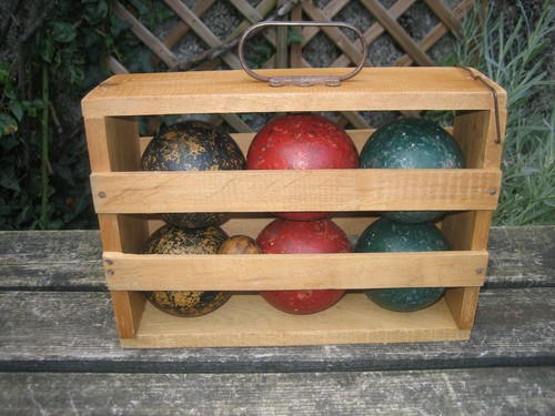 Jouet ancien jeu boules en - jouet,