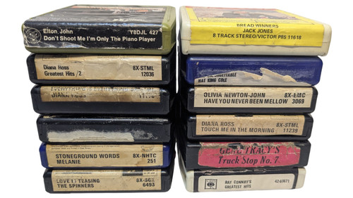 Lot cassettes pistes - pistes, (12)