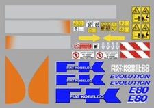 Fiat Kobelco E80 Autocollants