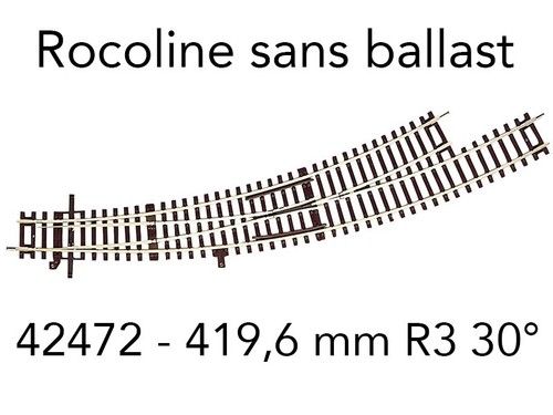 Roco aiguillage courbe - aiguillage, à