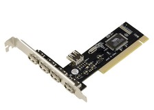 Carte PCI 32 Bits 5 Ports USB