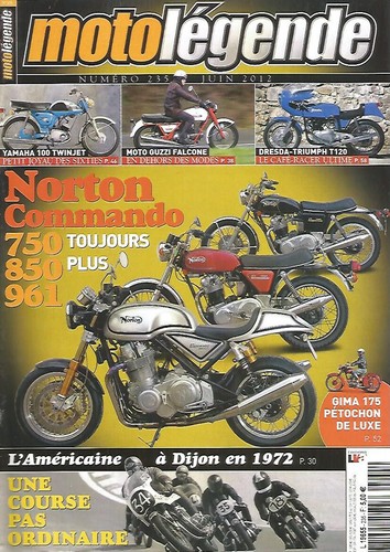 Moto legende 235 norton - legende, n°235