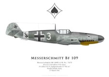 Print Messerschmitt Bf 109F-4