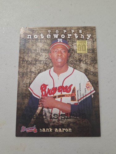 2001 topps noteworthy - 2001, hank