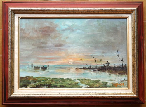 Tableau signé glaise - tableau,