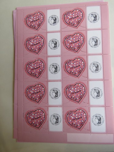 Feuille timbres personnalises - feuille,