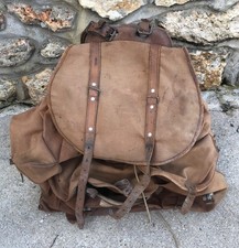 Grand SAC A DOS LAFUMA SCOUT MONTAGNE EN TOILE VINTAGE ANNEES 50/60