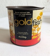 Boite Ronde Ancienne En Tôle Biscuit Brun Kambly