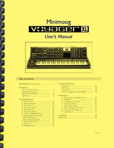 Moog minimoog voyager - voyager, xl