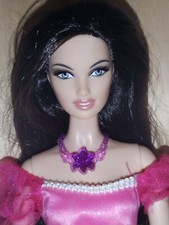 Barbie accessoire COLLIER ROSE